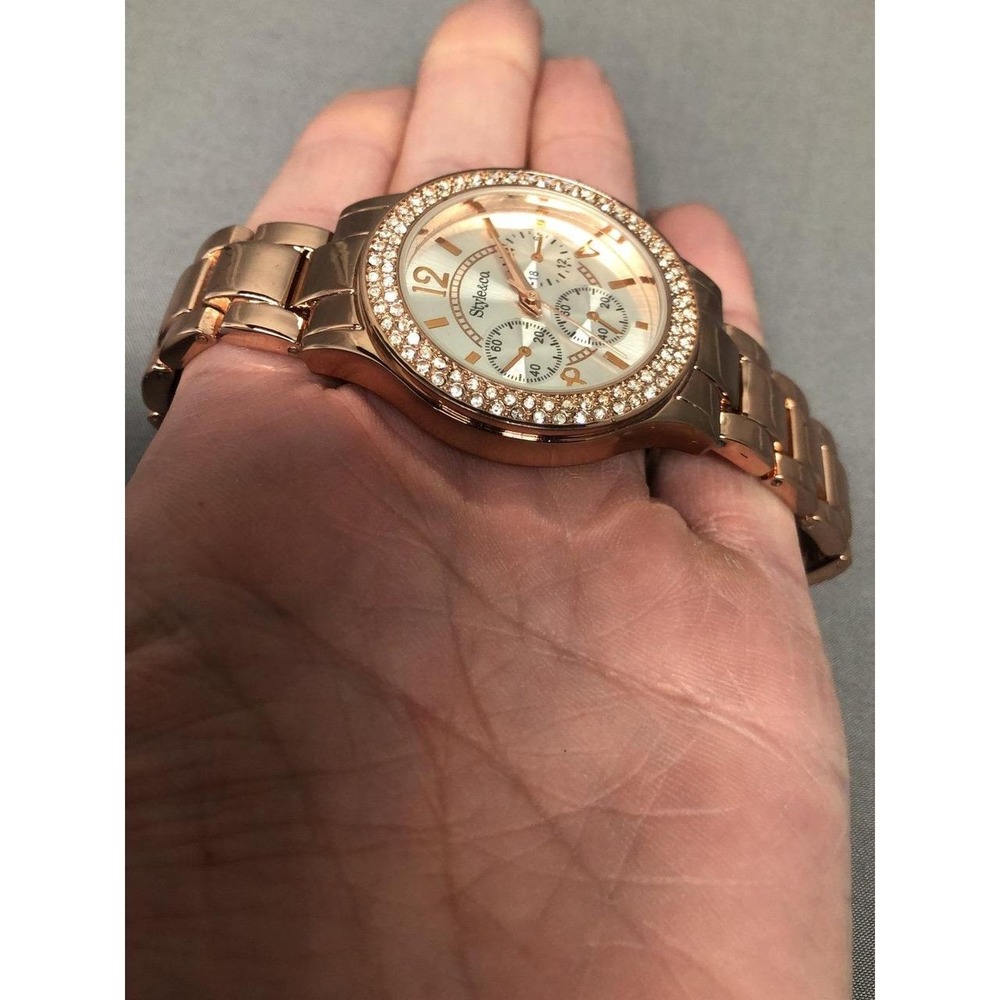 Style & Co Ladies Rhinestone Watch - Picture 3 of 5